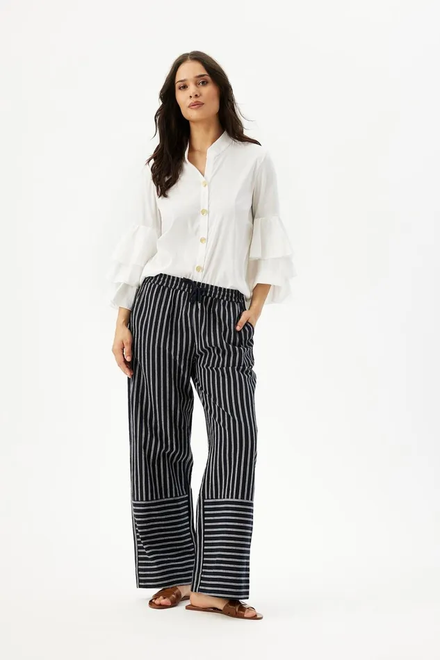 IN FRONT PANTS Women SOPHIE PANTS 16340 591 Navy 591