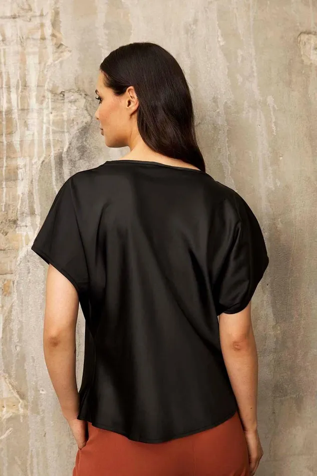 IN FRONT SALE Women MANDY BLOUSE 15878 999 Black 999