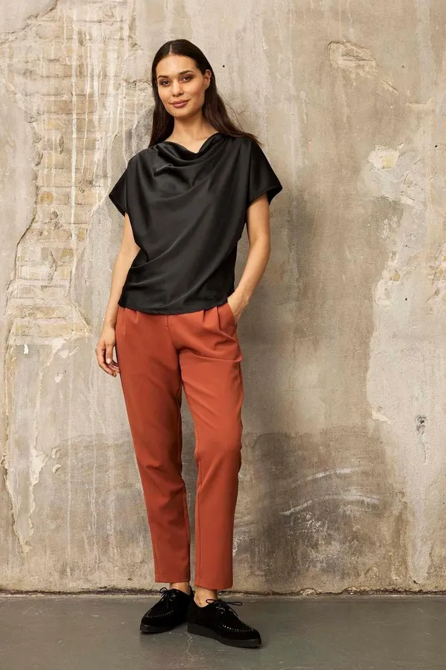 IN FRONT SALE Women MANDY BLOUSE 15878 999 Black 999