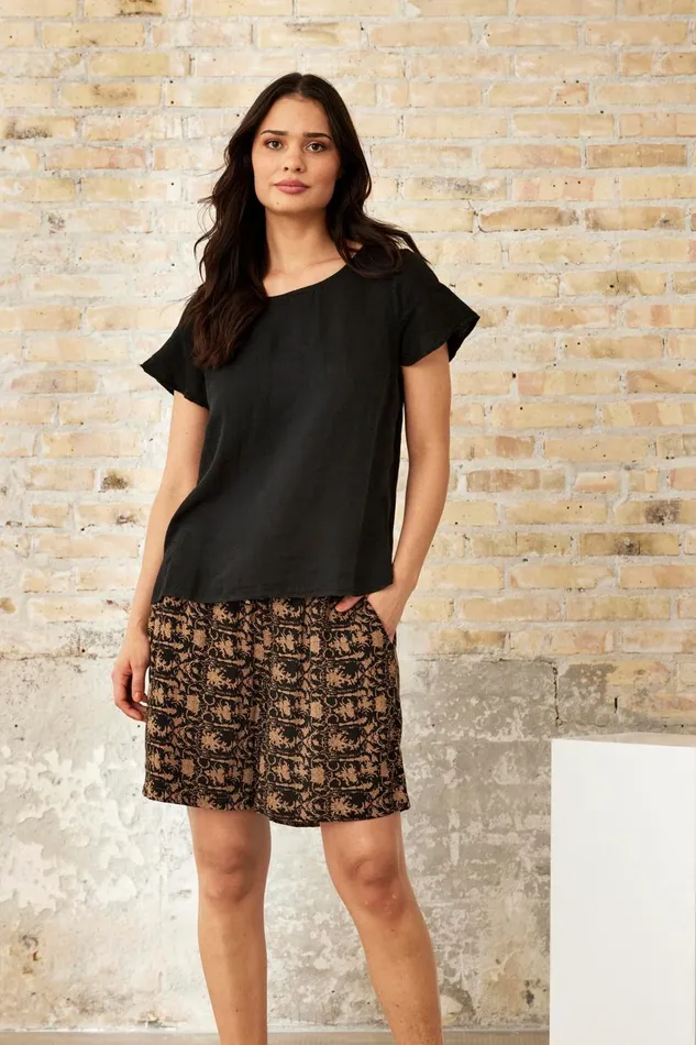 IN FRONT SALE Women RIANA SHORTS 16152 999 Black 999
