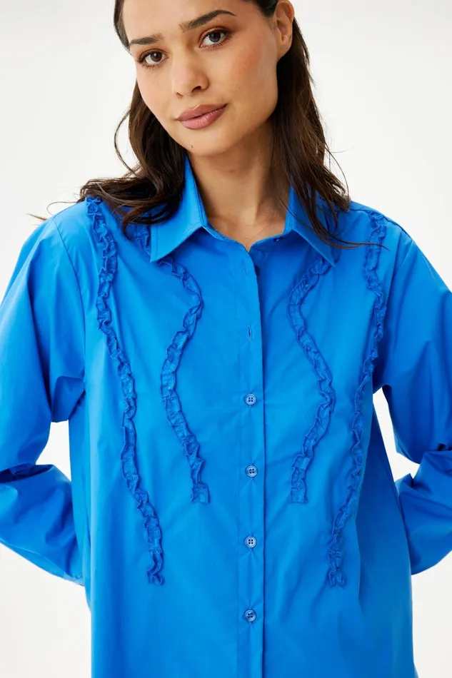 IN FRONT SALE Women TARA SHIRT 16415 502 Royal Blue 502