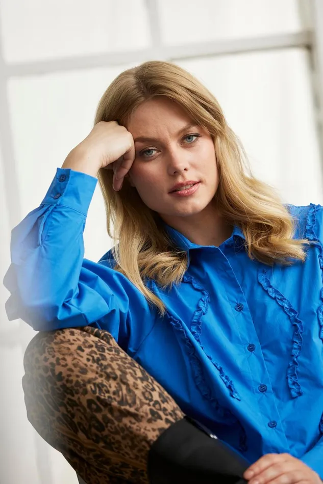 IN FRONT SALE Women TARA SHIRT 16415 502 Royal Blue 502