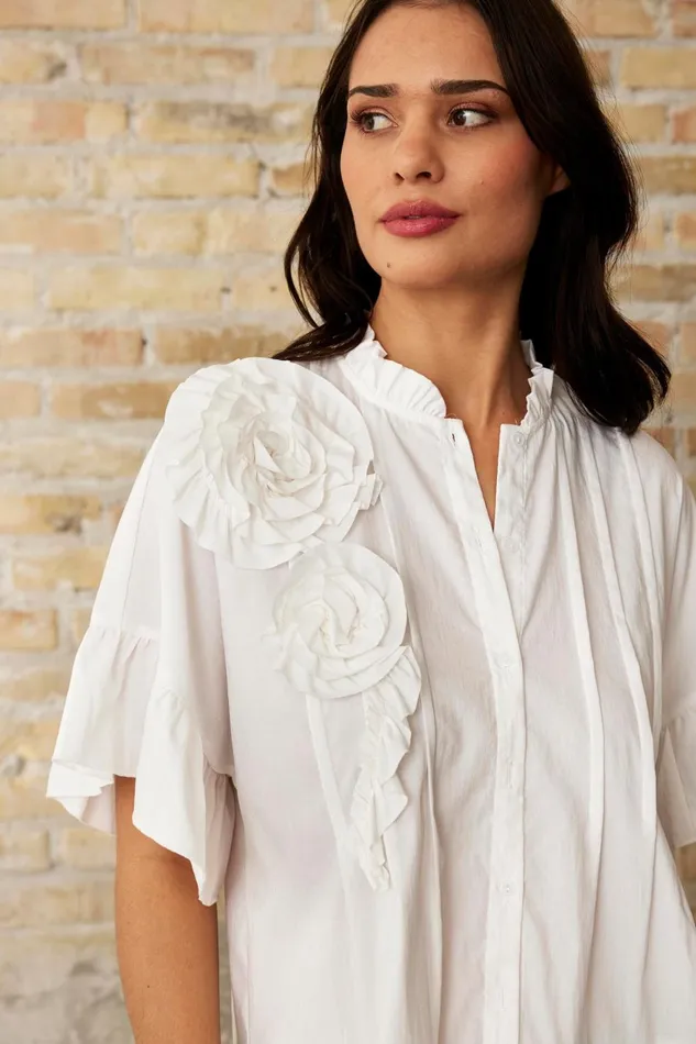 IN FRONT SALE Women VIKKY BLOUSE 16214 020 Off White 020