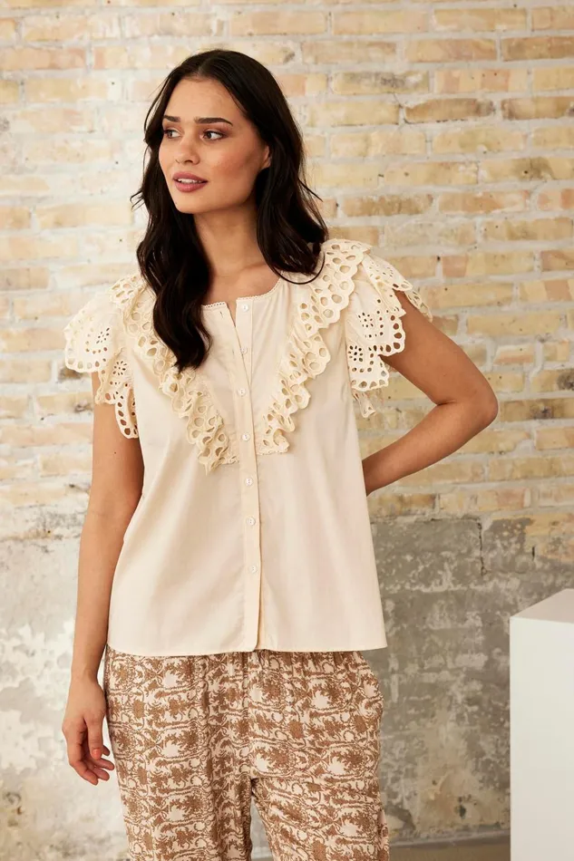 IN FRONT SALE Women VIKKY SHIRT 16157 005 Cream 005