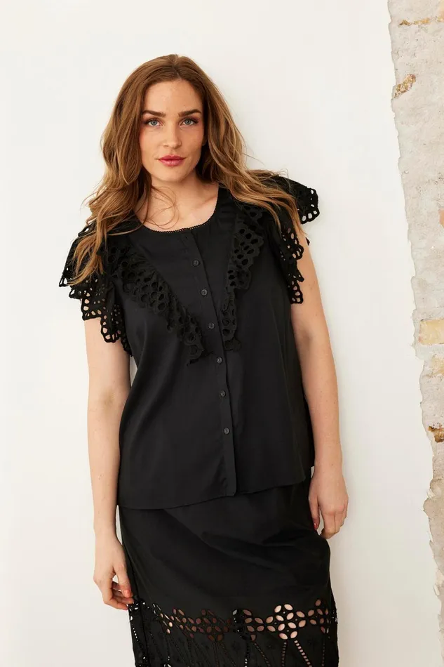 IN FRONT SALE Women VIKKY SHIRT 16157 999 Black 999
