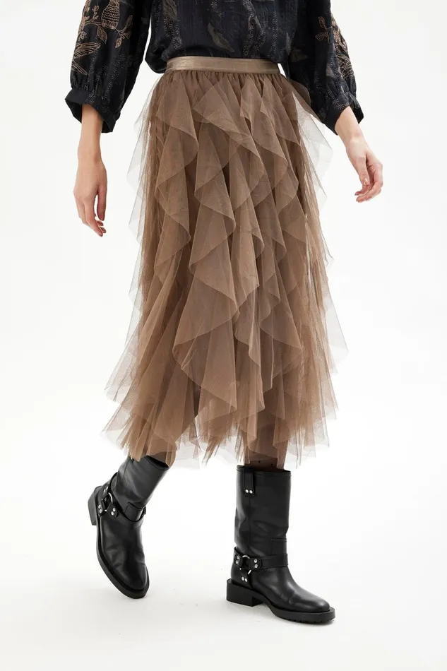IN FRONT SKIRTS Women ADELINE SKIRT 16425 804 Mocca 804
