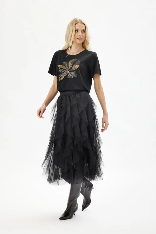 IN FRONT SKIRTS Women ADELINE SKIRT 16425 999 Black 999