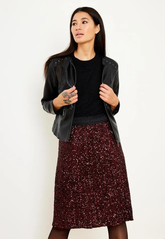 IN FRONT SKIRTS Women BELLA SKIRT 15402 224 Rubi Red 224