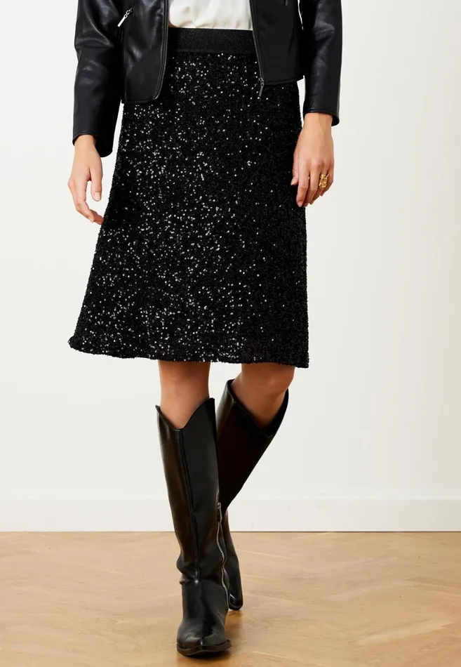 IN FRONT SKIRTS Women BELLA SKIRT 15402 999 Black 999