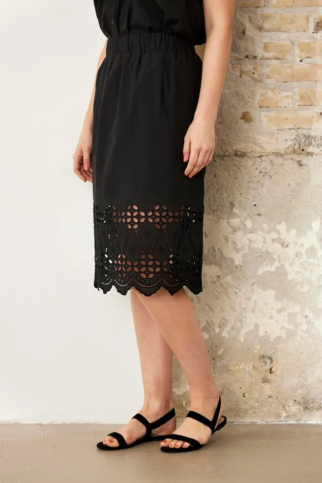 IN FRONT SKIRTS Women CRYSTAL SKIRT 16209 999 Black 999