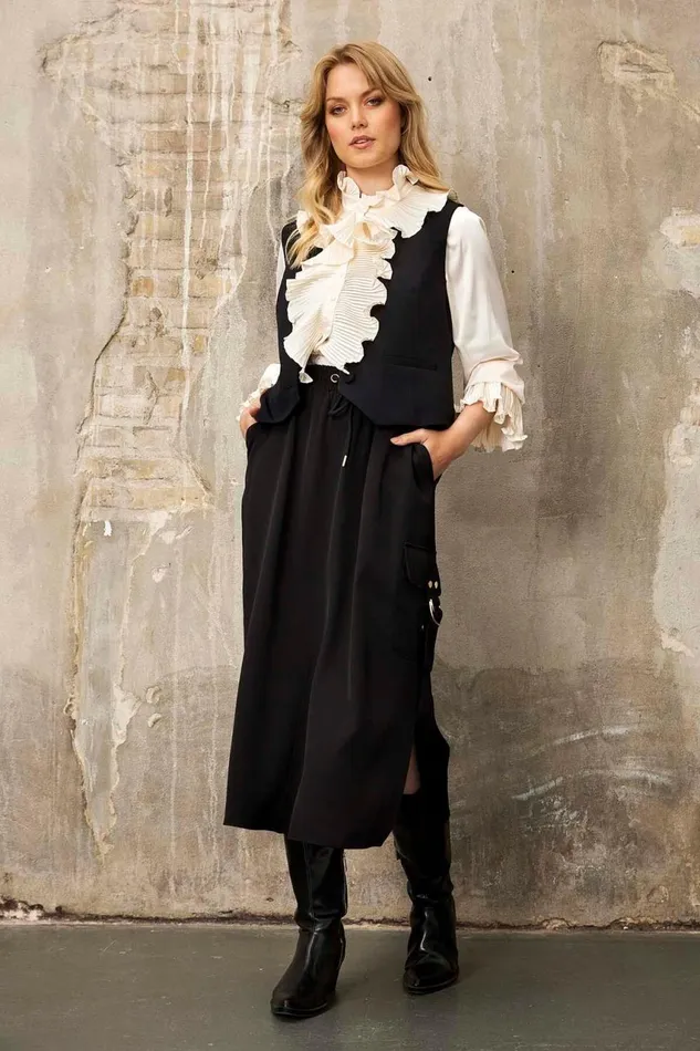 IN FRONT SKIRTS Women FOLLY SKIRT 15871 999 Black 999