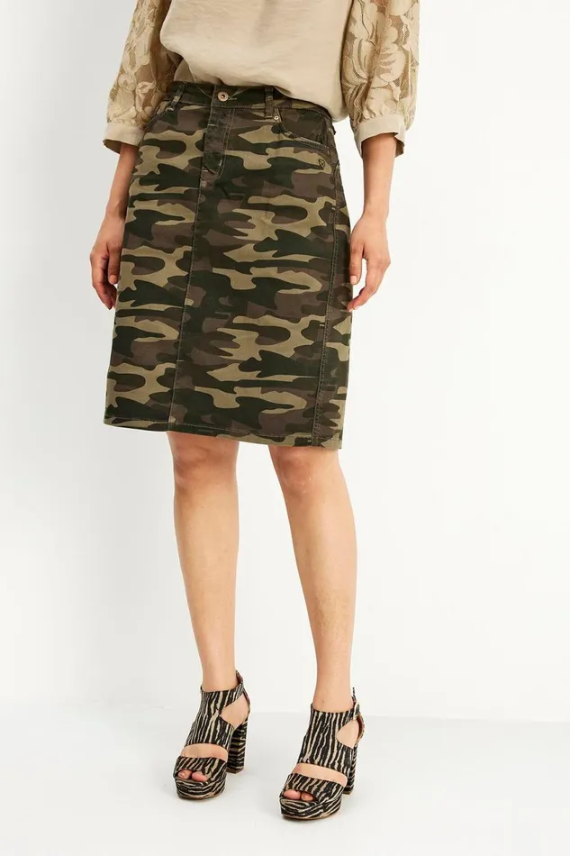 IN FRONT SKIRTS Women GENNY SKIRT 15164 615 Green 615