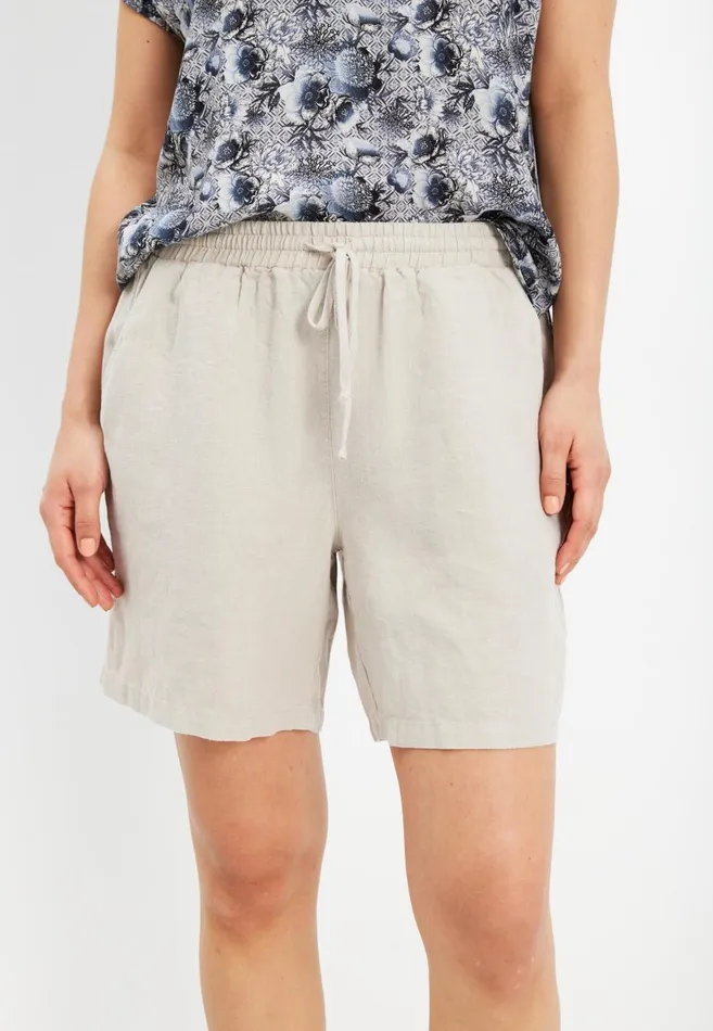 IN FRONT SKIRTS Women LINO SHORTS 15685 190 Nature 190