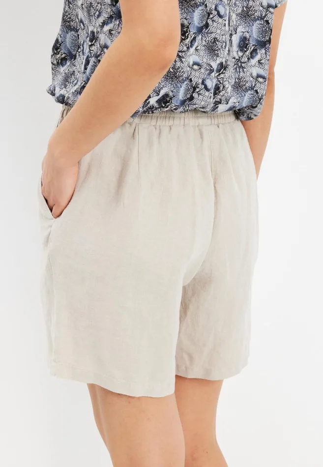 IN FRONT SKIRTS Women LINO SHORTS 15685 190 Nature 190