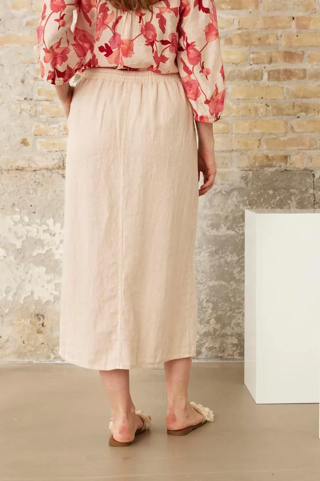 IN FRONT SKIRTS Women LINO SKIRT 16230 190 Nature 190 IN FRONT SKIRTS Women LINO SKIRT 16230 190 Nature 190