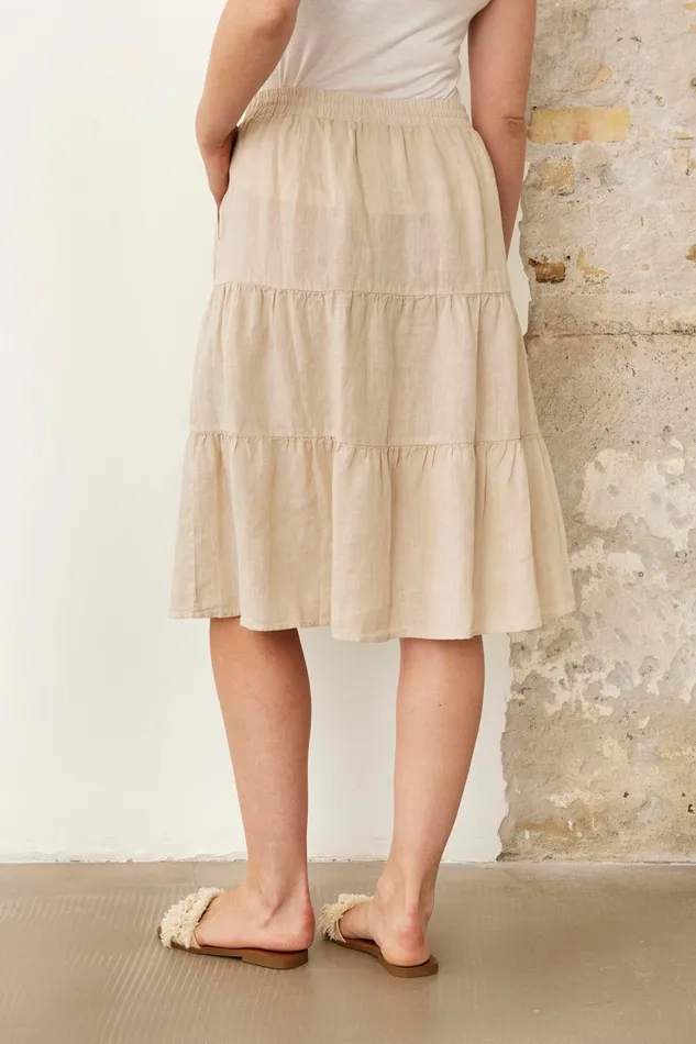 IN FRONT SKIRTS Women LINO SKIRT 16237 190 Nature 190