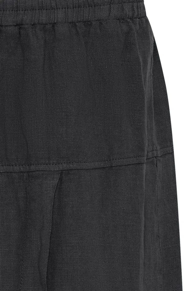 IN FRONT SKIRTS Women LINO SKIRT 16239 999 Black 999 IN FRONT SKIRTS Women LINO SKIRT 16239 999 Black 999