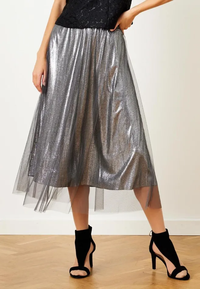 IN FRONT SKIRTS Women LUCIANA SKIRT 15404 011 Silver 011