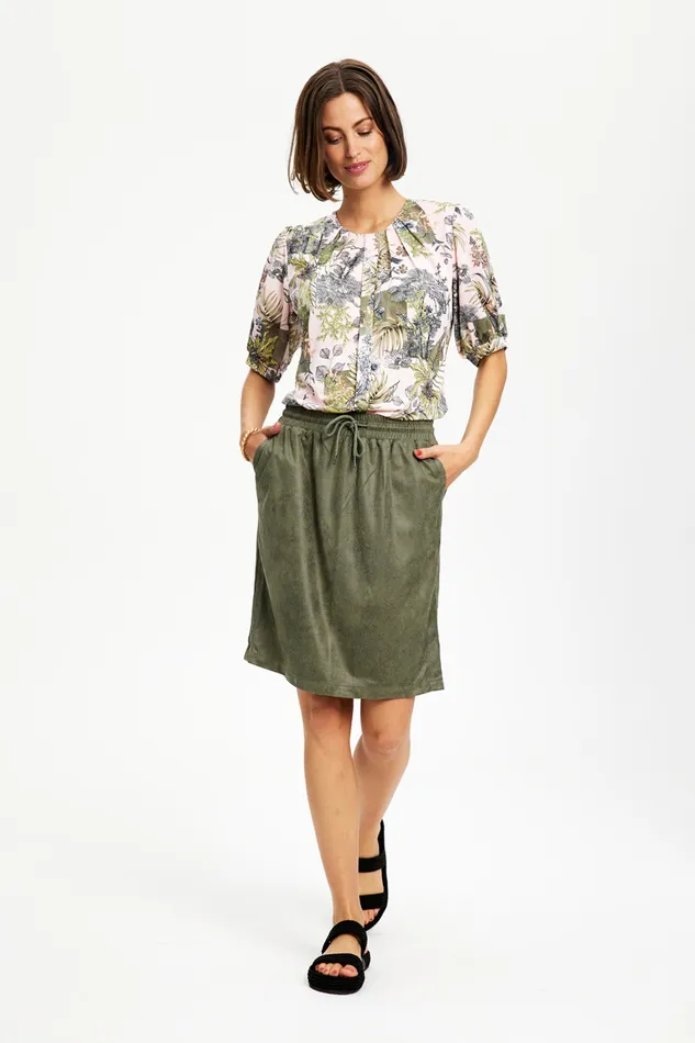 IN FRONT SKIRTS Women MIRELLA SKIRT 15154 615 Green 615