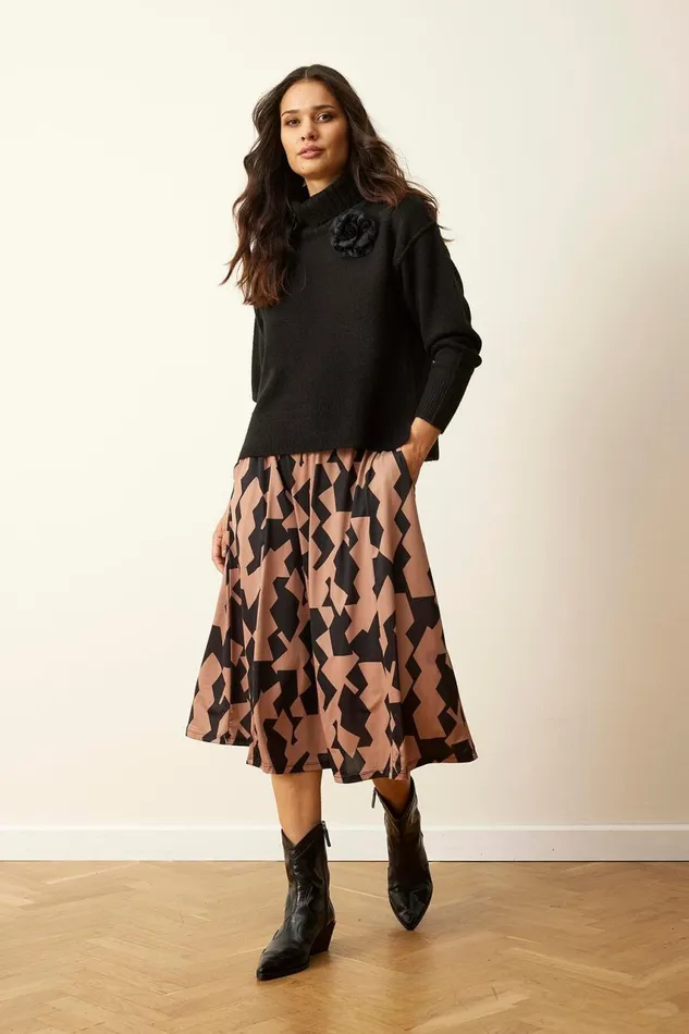 IN FRONT SKIRTS Women SUSSI SKIRT 16011 815 Cafe Latte 815
