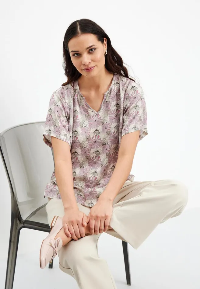 IN FRONT TOPS TSHIRTS Women ASH BLOUSE 15620 215 Rose 215