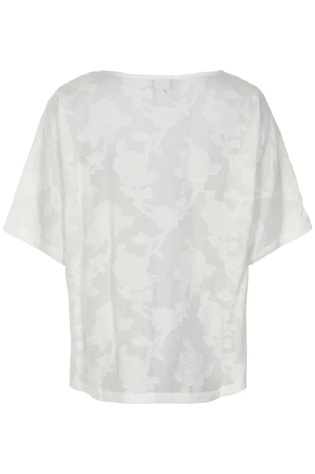 IN FRONT TOPS TSHIRTS Women FINE BLOUSE 15086 020 Off White 020