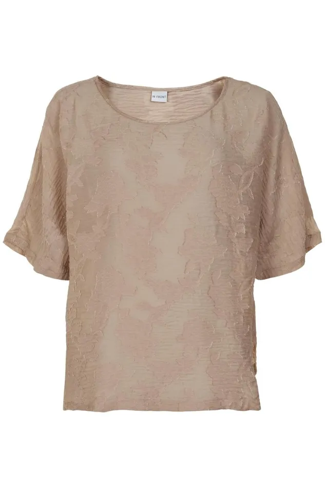IN FRONT TOPS TSHIRTS Women FINE BLOUSE 15086 191 Sand 191