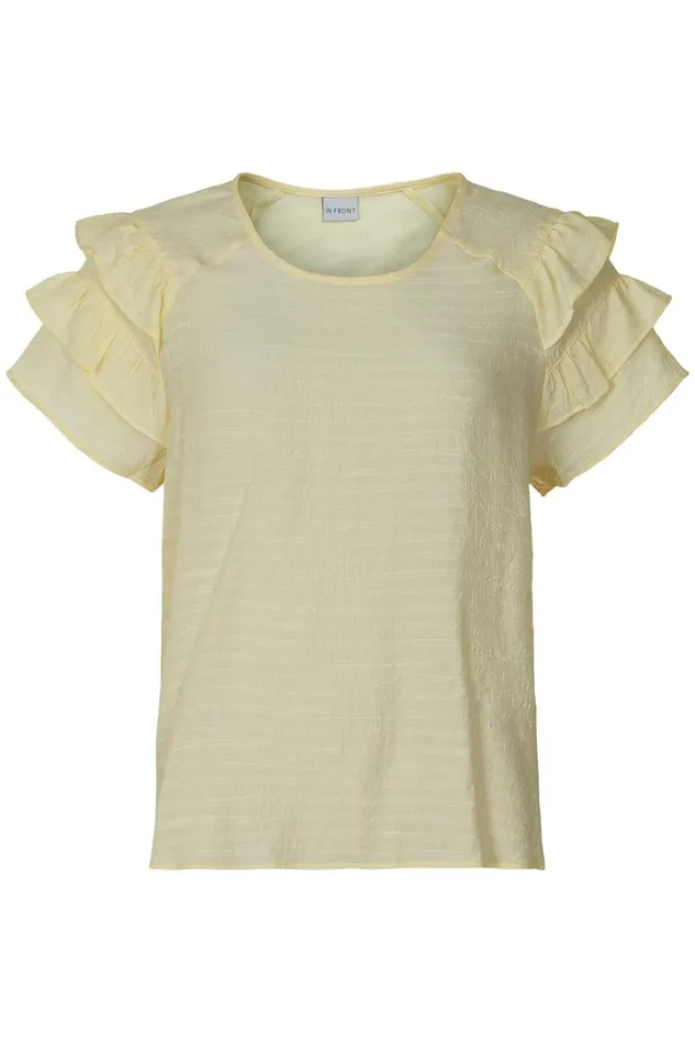 IN FRONT TOPS TSHIRTS Women FREYA BLOUSE 15025 711 Light Yellow 711