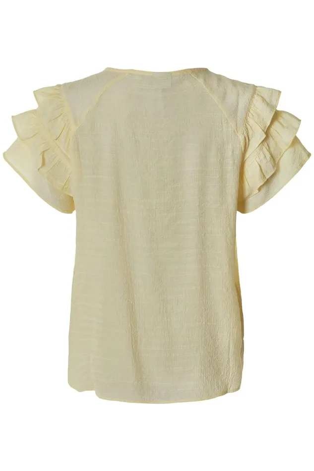 IN FRONT TOPS TSHIRTS Women FREYA BLOUSE 15025 711 Light Yellow 711