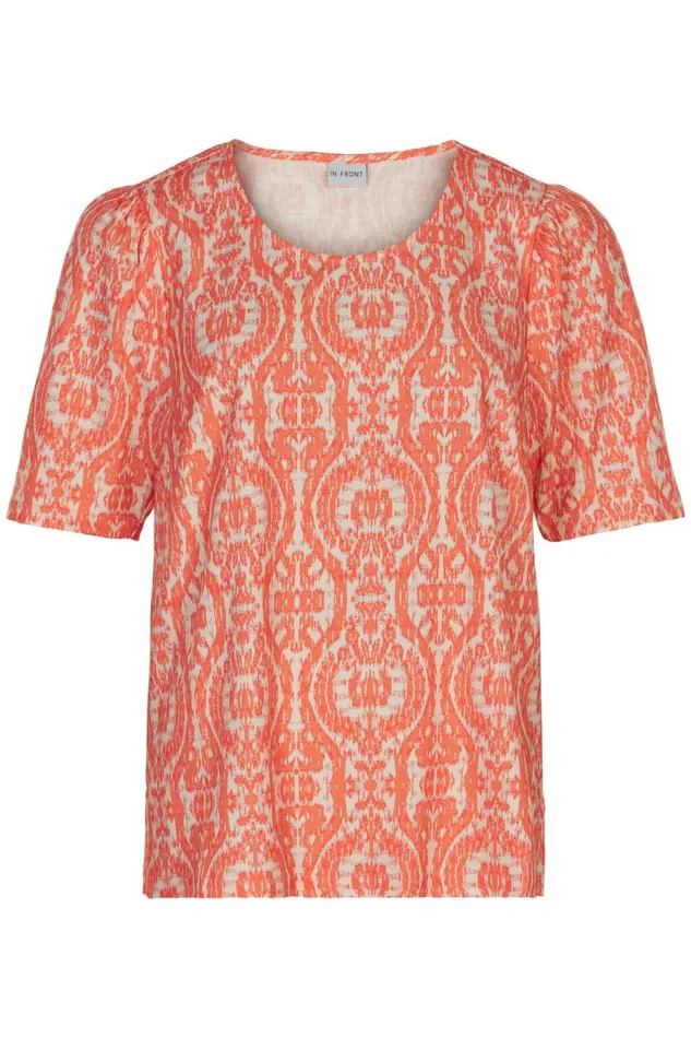 IN FRONT TOPS TSHIRTS Women GEORGIE BLOUSE 15049 441 Orange 441