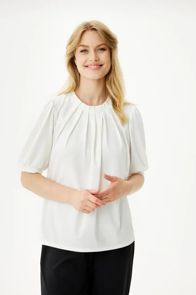 IN FRONT TOPS TSHIRTS Women GRAZIA BLOUSE 14852 020 Off White