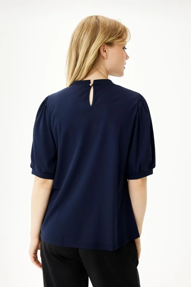 IN FRONT TOPS TSHIRTS Women GRAZIA BLOUSE 14852 591 Navy