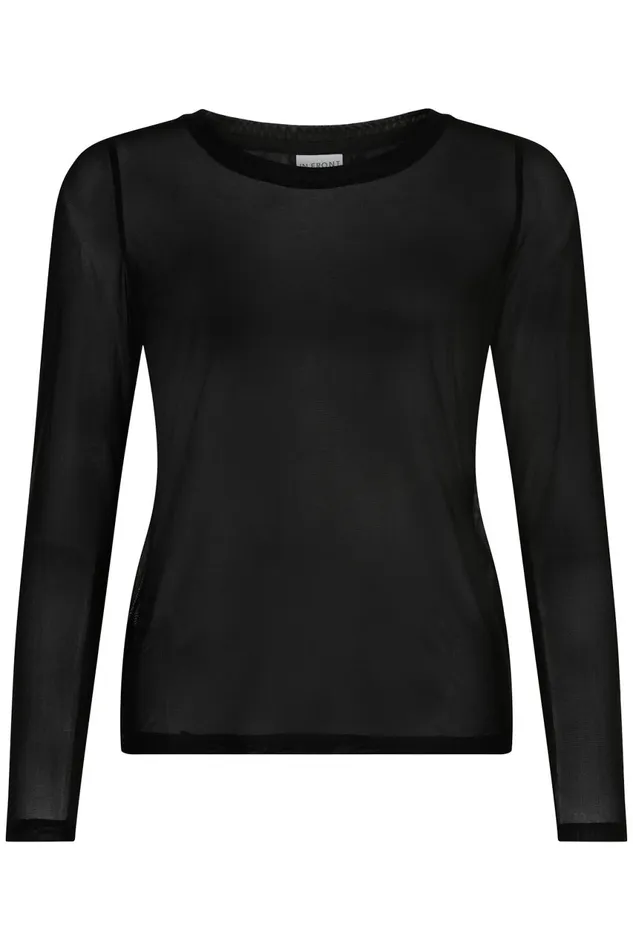 IN FRONT TOPS TSHIRTS Women GRO MESH TSHIRT 14798 999 Black