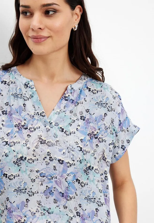 IN FRONT TOPS TSHIRTS Women JUSTINA BLOUSE 15630 501 Blue 501