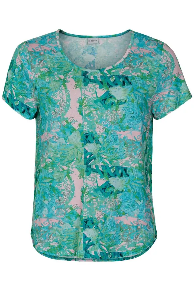 IN FRONT TOPS TSHIRTS Women KALINA TSHIRT 15096 615 Green 615