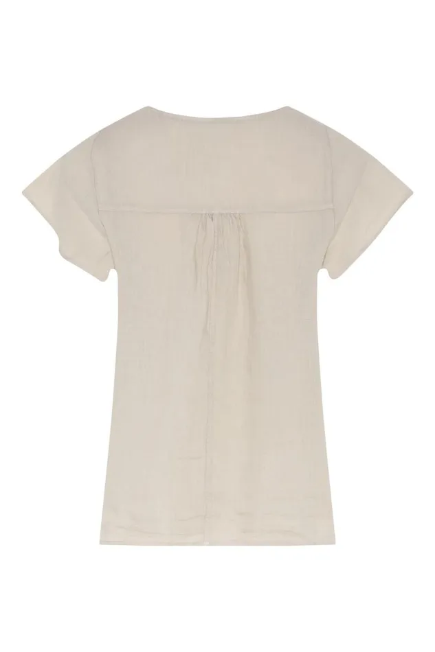 IN FRONT TOPS TSHIRTS Women LINO BLOUSE 15692 190 Nature 190