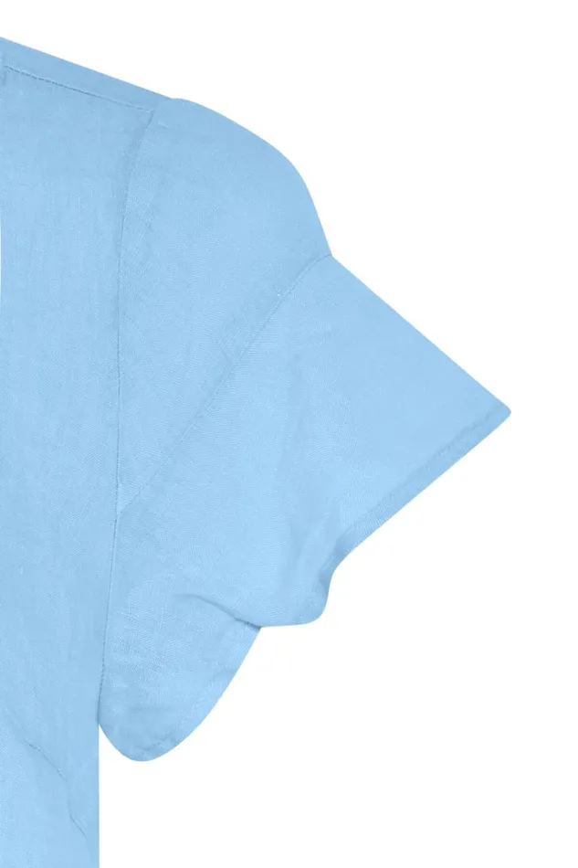 IN FRONT TOPS TSHIRTS Women LINO BLOUSE 15692 505 Light Blue 505