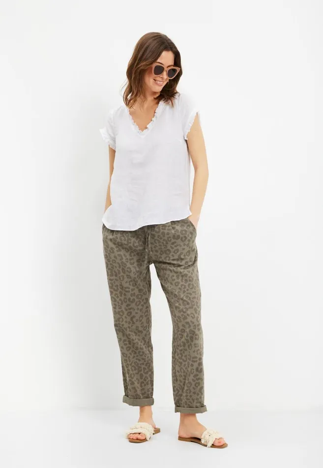 IN FRONT TOPS TSHIRTS Women LINO BLOUSE 15699 010 White 010