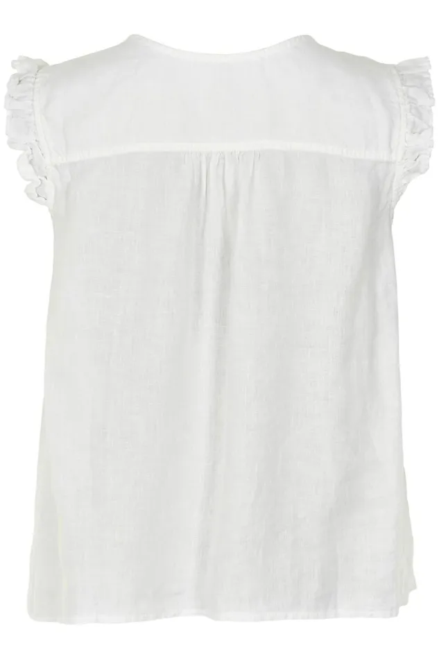 IN FRONT TOPS TSHIRTS Women LINO TOP 15039 010 White 010