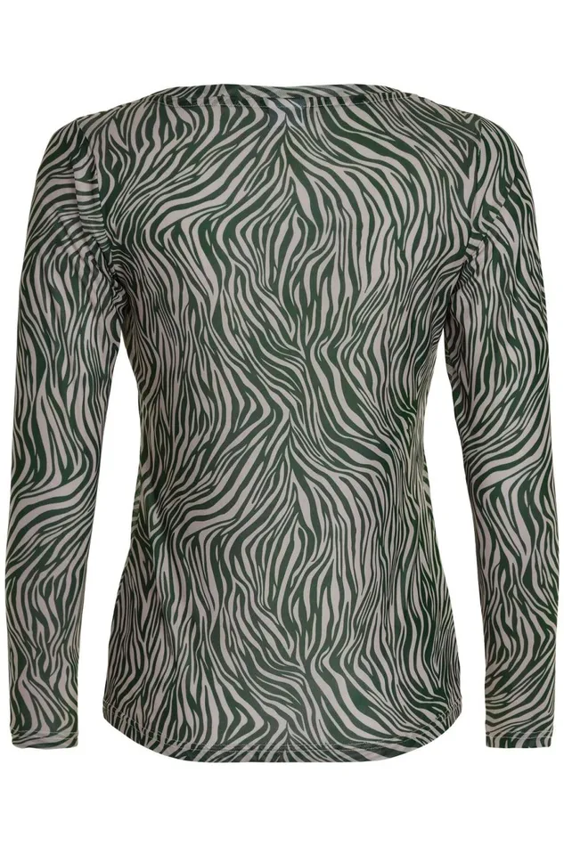 IN FRONT TOPS TSHIRTS Women MESH TSHIRT 14836 615 Green 615