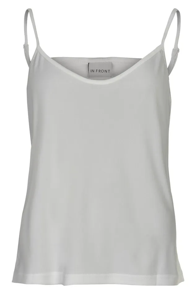 IN FRONT TOPS TSHIRTS Women MONA STRAP TOP 15056 020 Off White 020