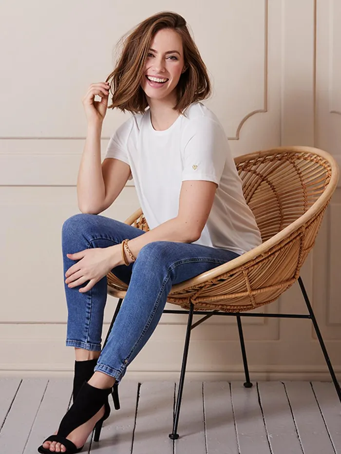 IN FRONT TOPS TSHIRTS Women NINA TSHIRT 14312 010 White 010