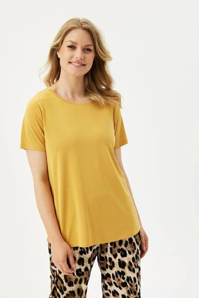 IN FRONT TOPS TSHIRTS Women NINA TSHIRT 14312 708 Yellow 708