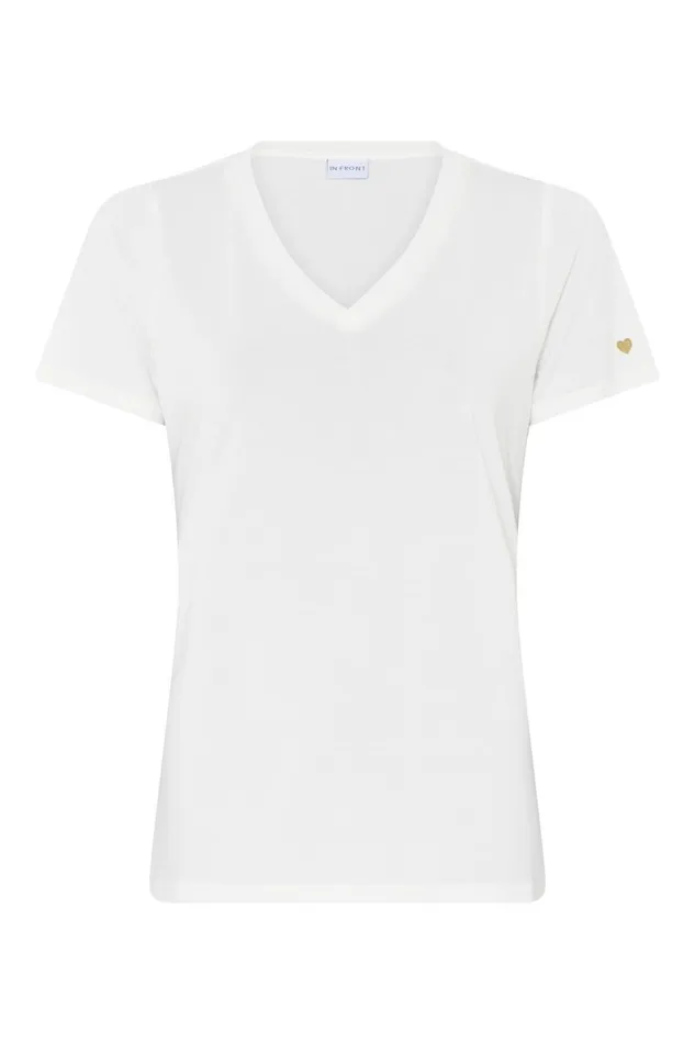 IN FRONT TOPS TSHIRTS Women NINA TSHIRT 14919 010 White 010