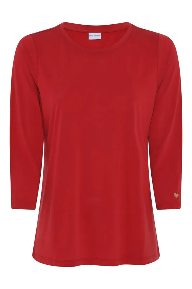 IN FRONT TOPS TSHIRTS Women NINA TSHIRT 14920 409 Red 409