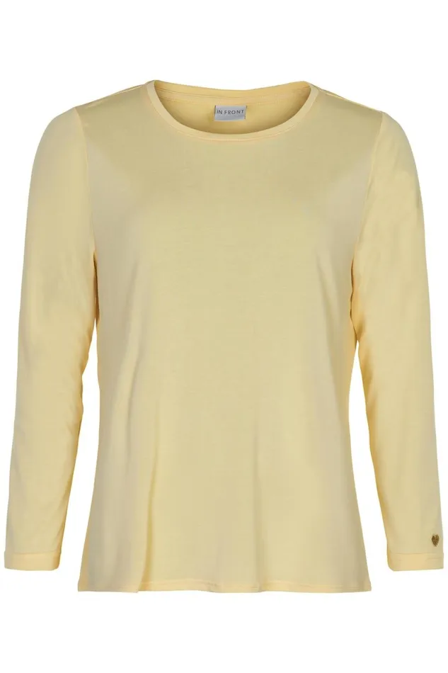 IN FRONT TOPS TSHIRTS Women NINA TSHIRT 14920 711 Light Yellow 711