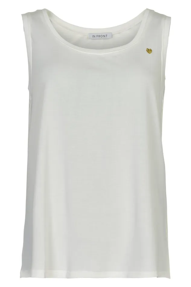 IN FRONT TOPS TSHIRTS Women NINA TOP 14313 010 White 010