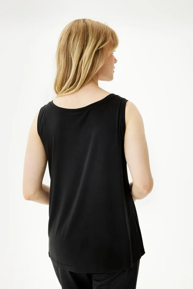 IN FRONT TOPS TSHIRTS Women NINA TOP 14313 999 Black 999