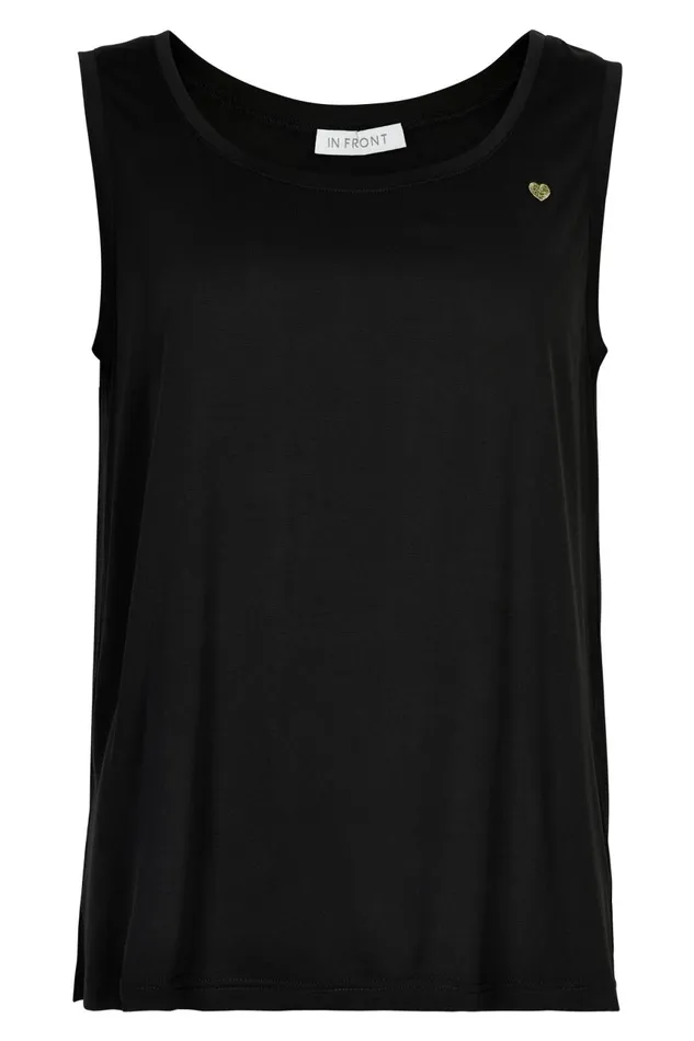 IN FRONT TOPS TSHIRTS Women NINA TOP 14313 999 Black 999