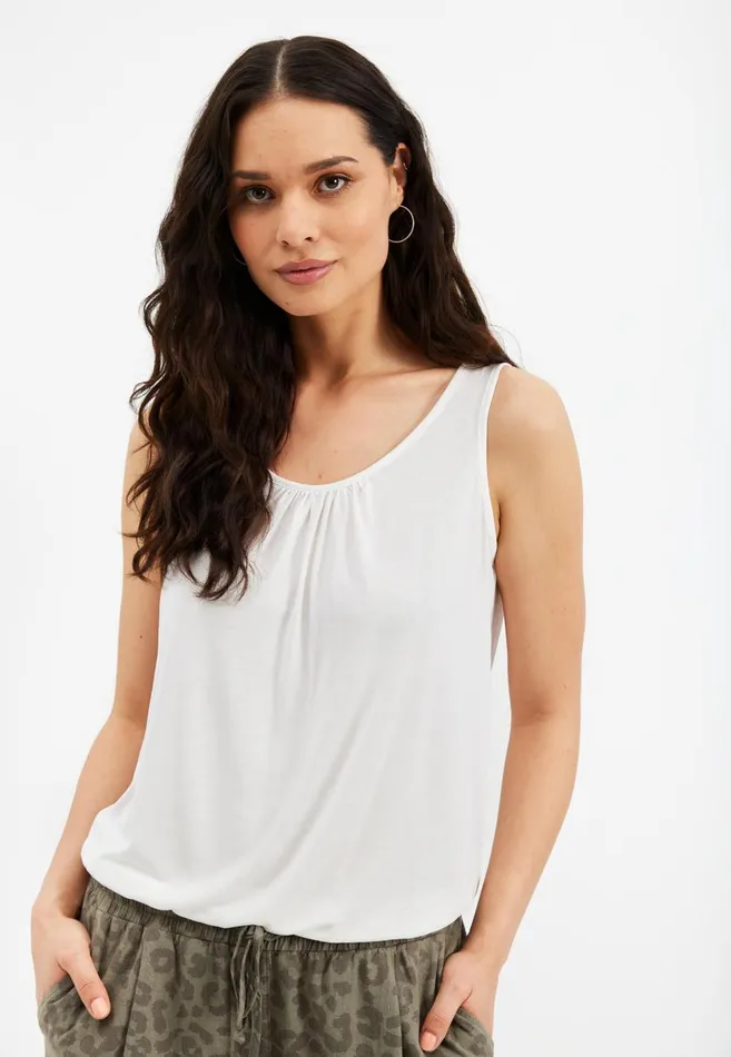 IN FRONT TOPS TSHIRTS Women NINA TOP 14982 010 White 010